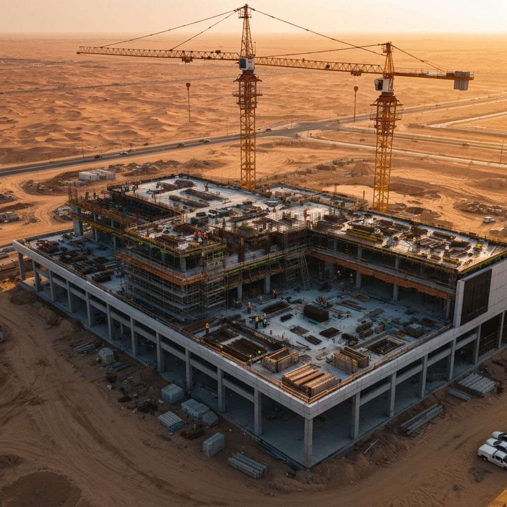 Construction site in Oman
